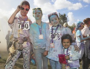 Messy 3 colour run