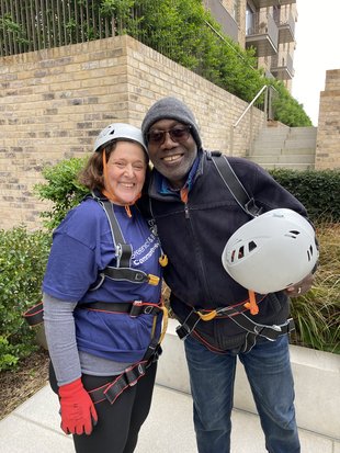 Kate abseil charity