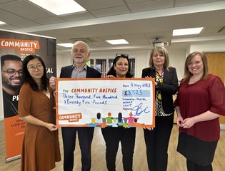 Donation to hospice