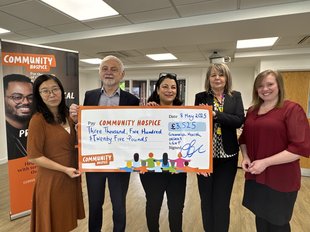 Donation to hospice